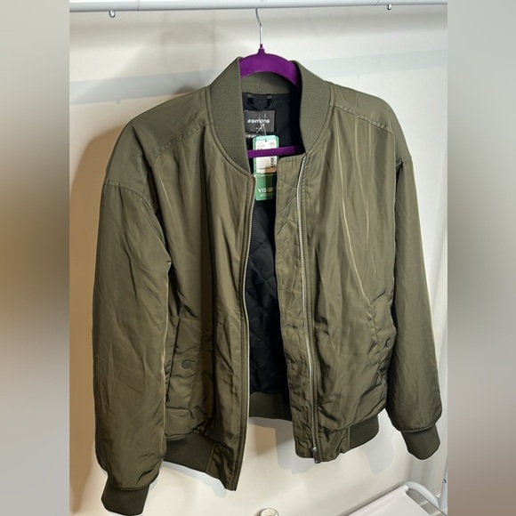 brand new Trendy loose Bomber Jacket – Simons, M  with tag on ! - Picture 8 of 10